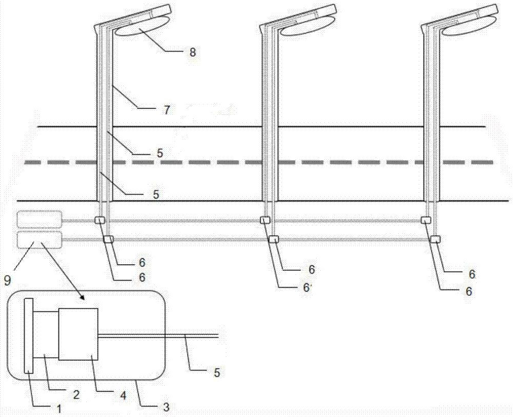 An optical fiber transmission lighting device