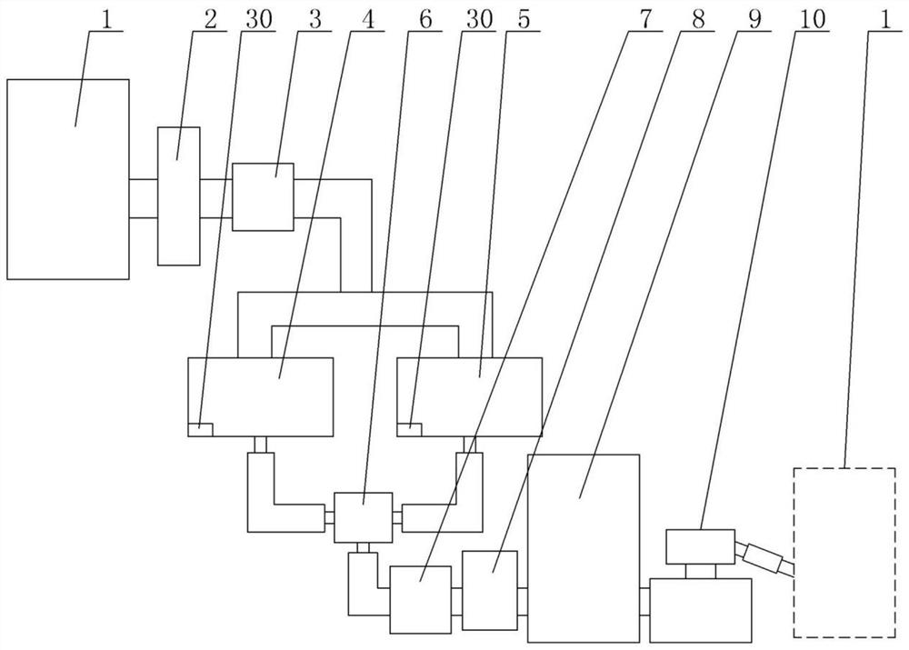 Automatic water changing device in medicine detector