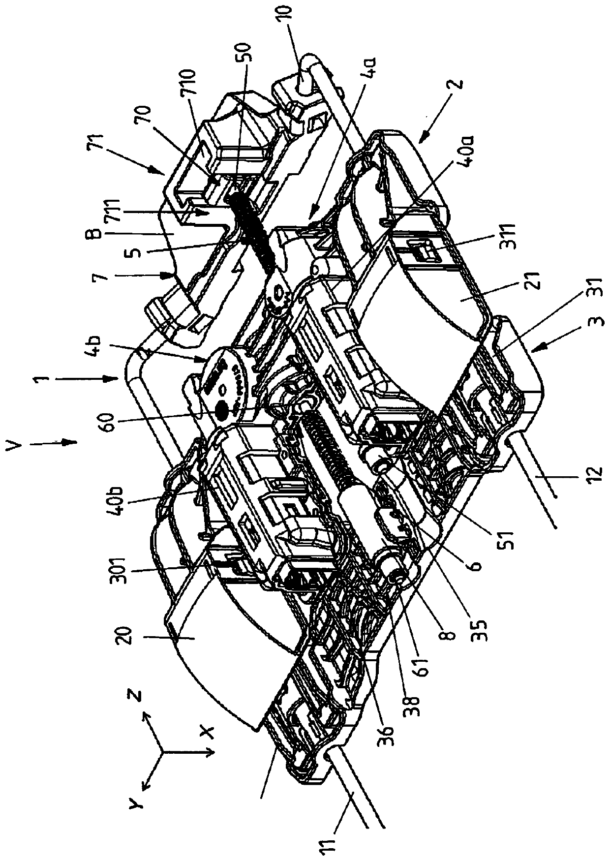 Adjusting device having a spindle drive for a seat element of a vehicle seat