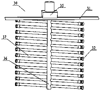 Secondary filtering device for marsh gas purification