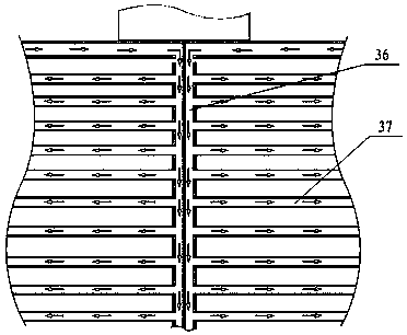 Secondary filtering device for marsh gas purification