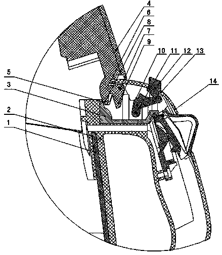 Cover opening mechanism for electric kettle