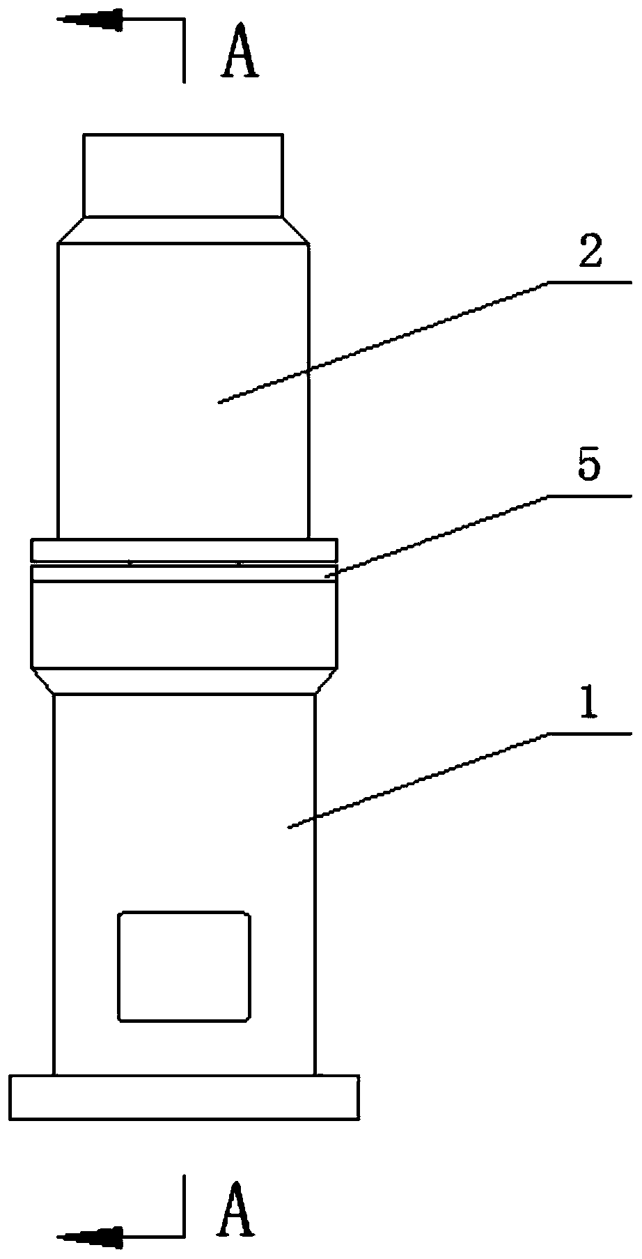 Rotary connecting device of robot end executing mechanism