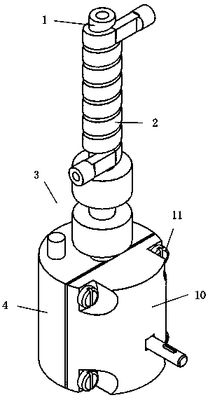 3D printing head having multi-section heating function and provided with micro molten pool