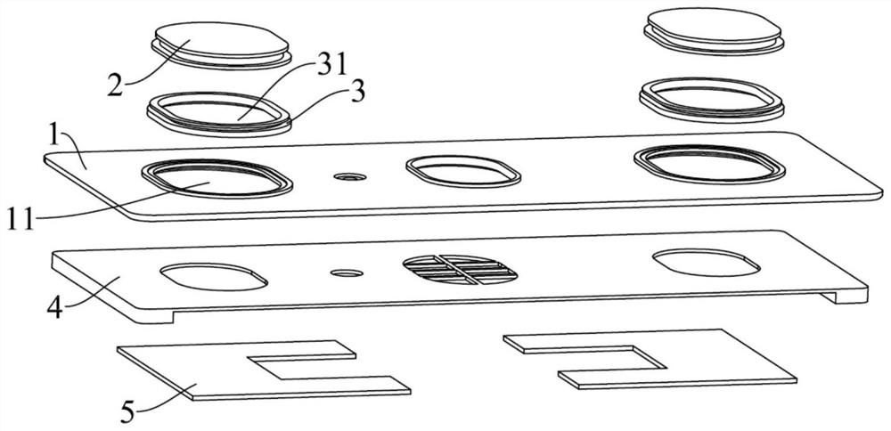 Top cover assembly, assembling method of top cover assembly and battery