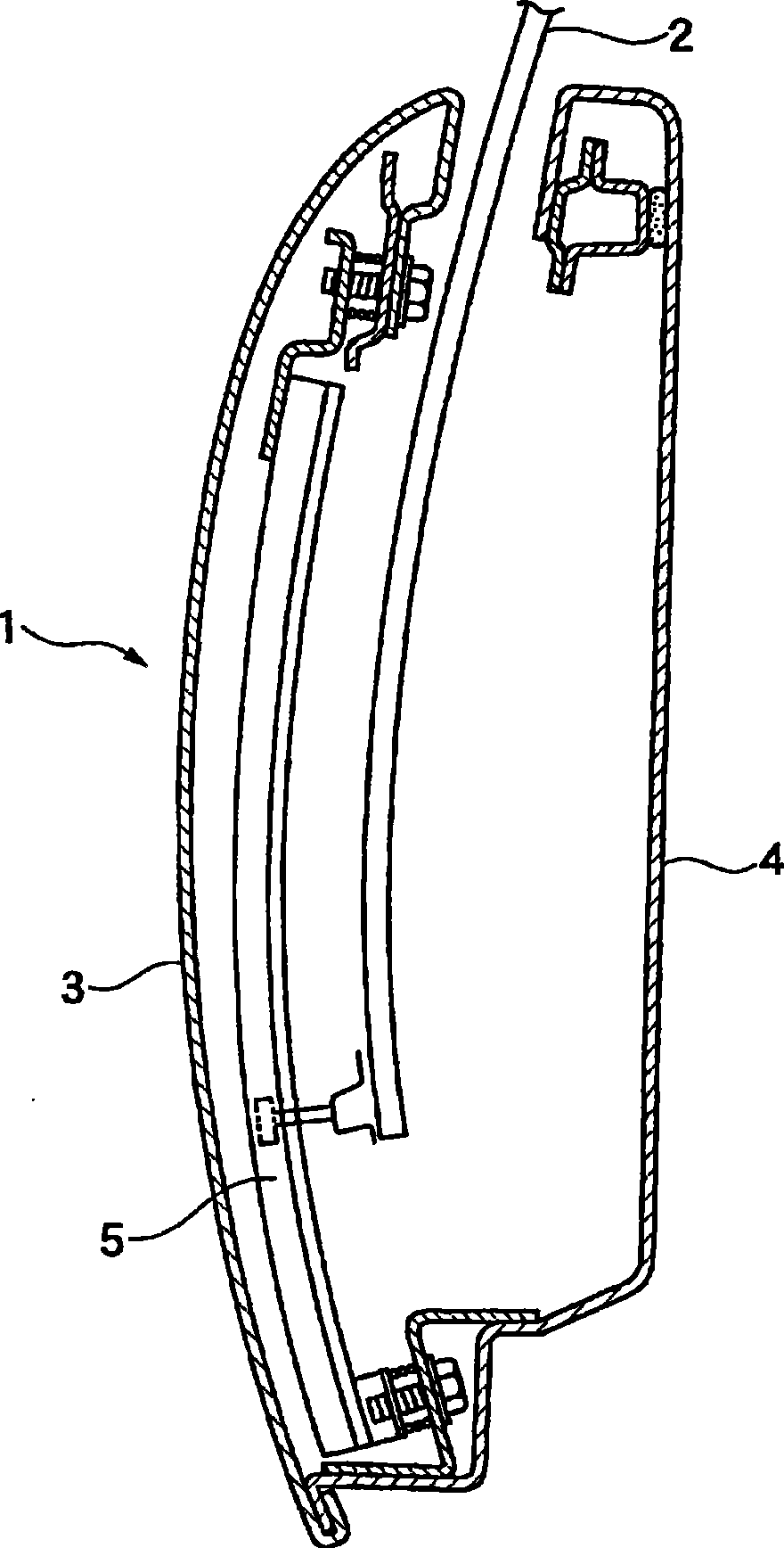 Electric power-feeding structure