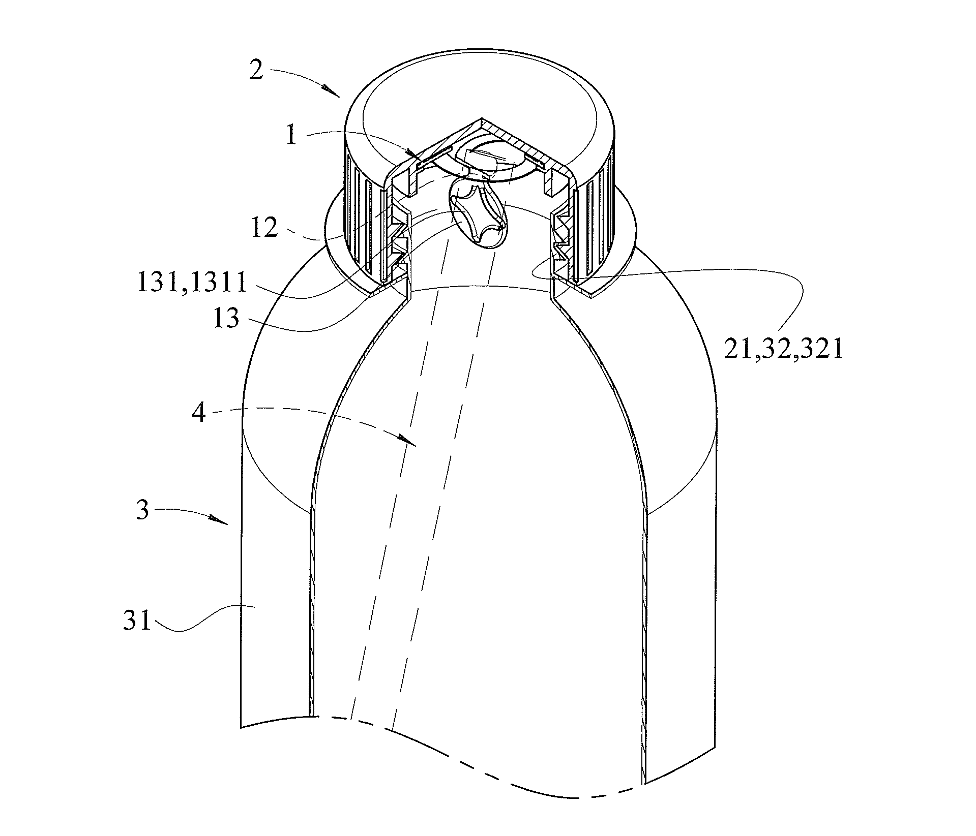 Holding Device for Preventing Straw from Dropping