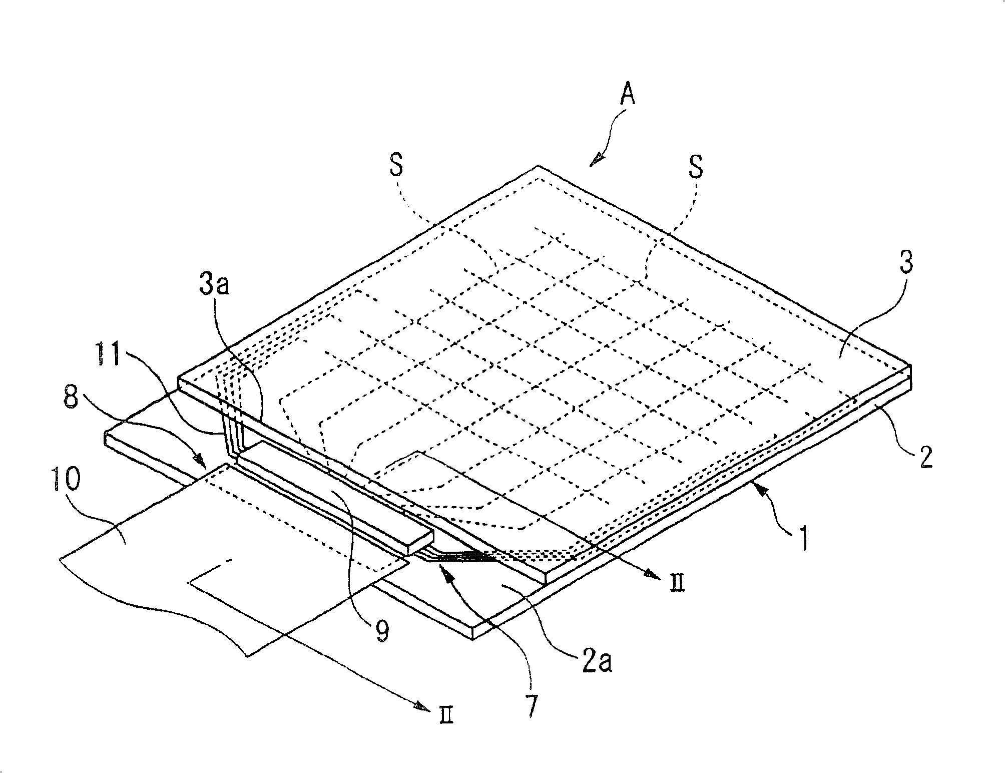 Wire connection structure and liquid crystal display device