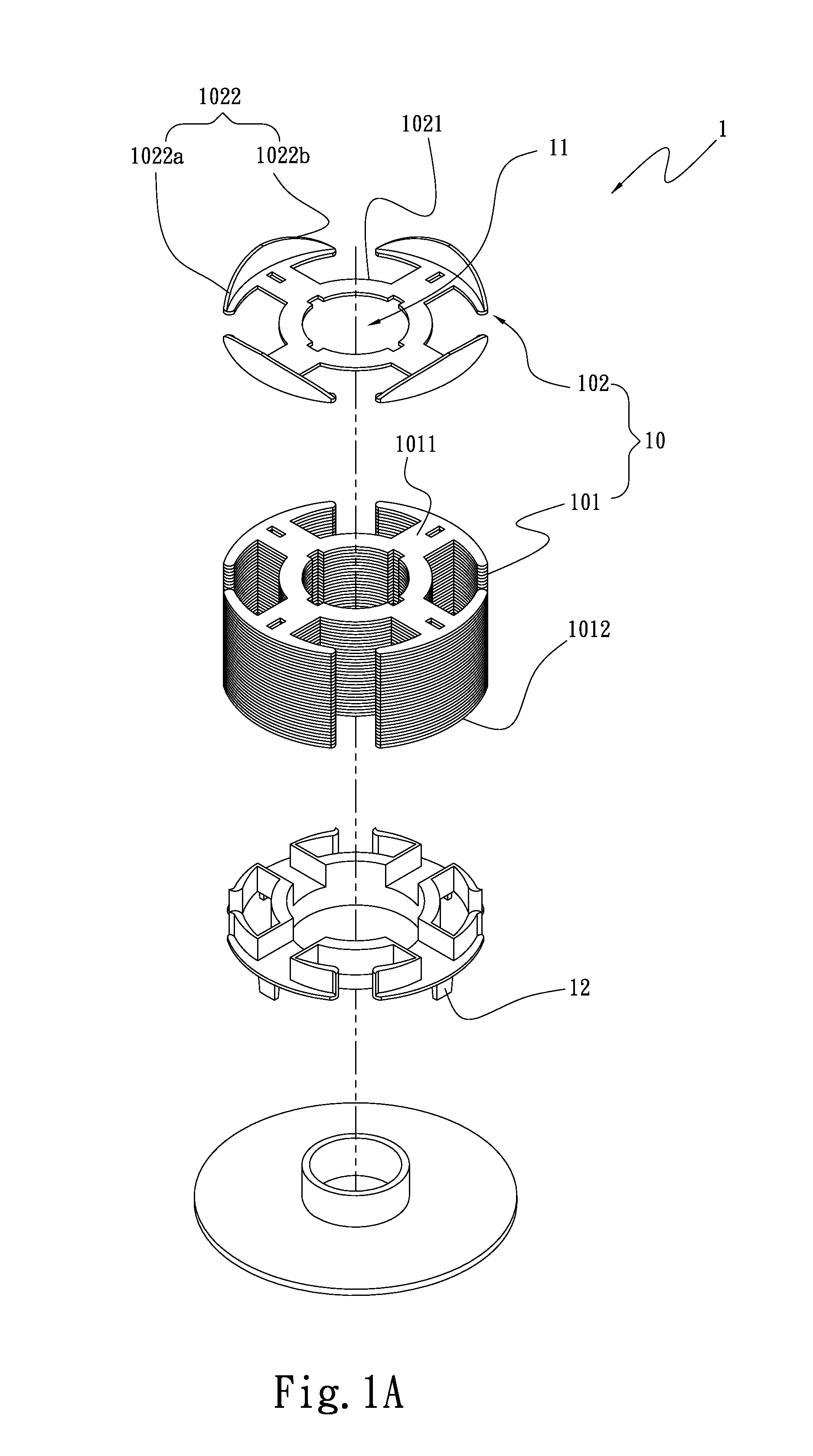 Fan stator structure