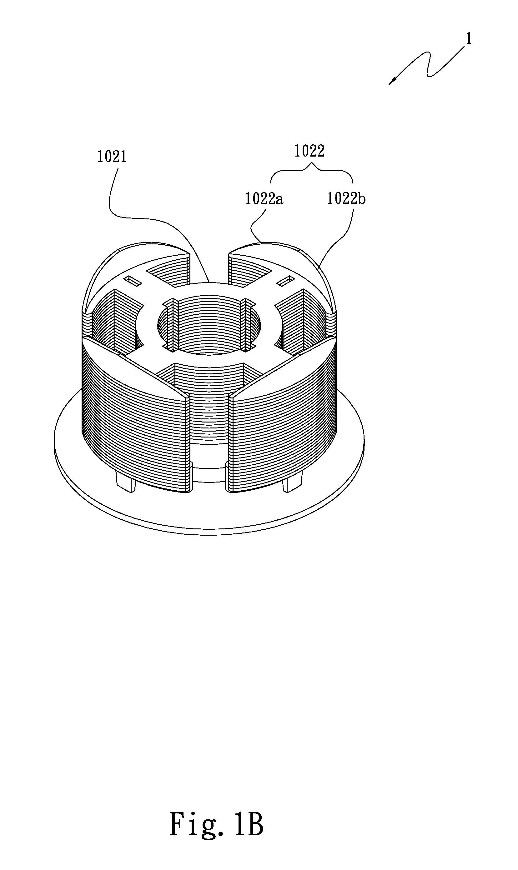 Fan stator structure