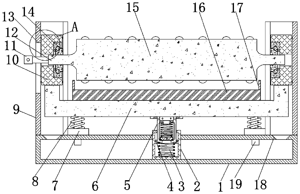 Anti-collision roller way of industrial heating furnace