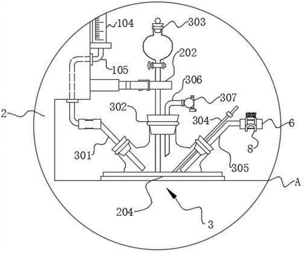 Device for detecting sulfides in soil samples