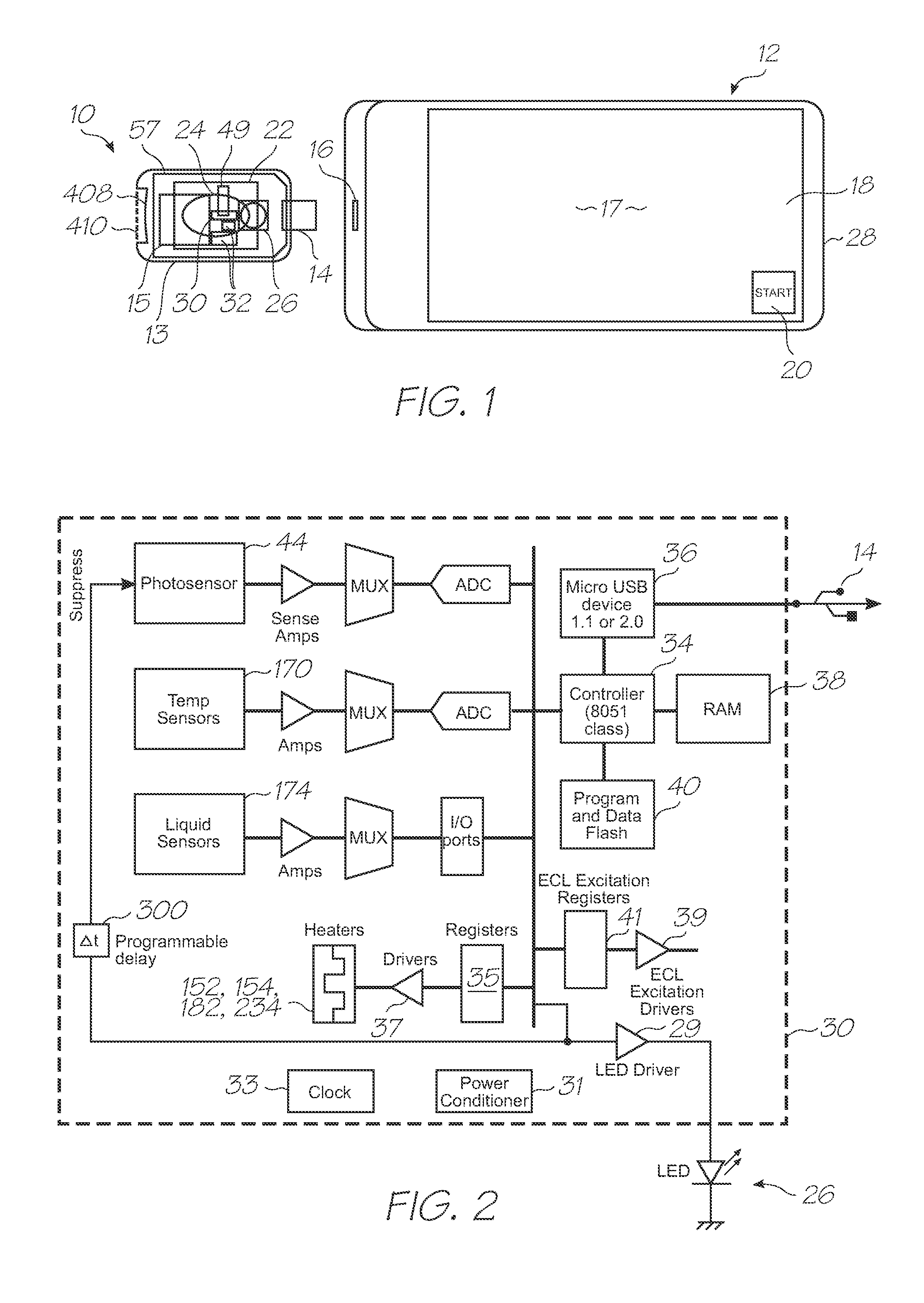 Microfluidic device with conductivity sensor