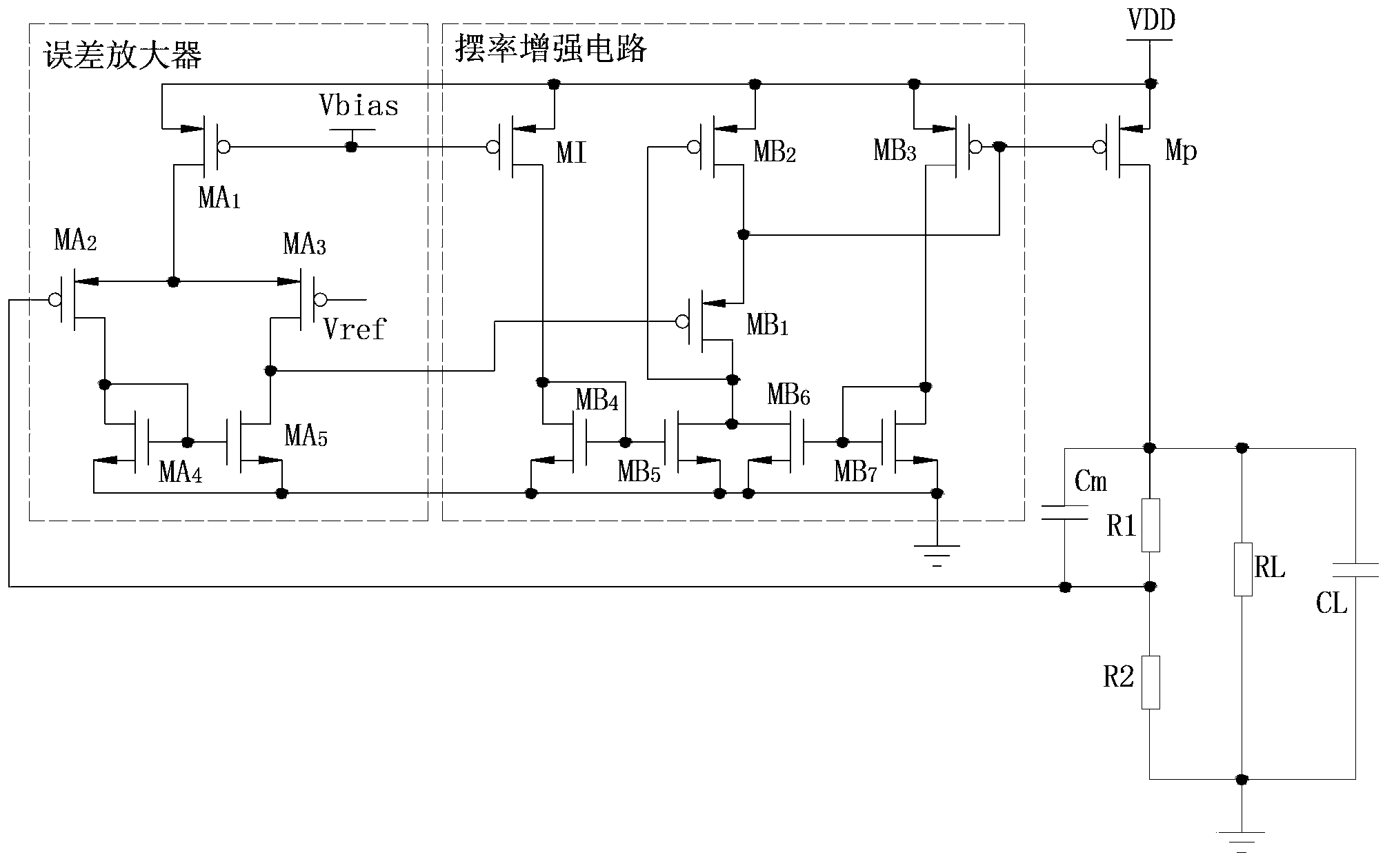Low dropout regulator (LDO) integrated with slew rate intensifier circuit