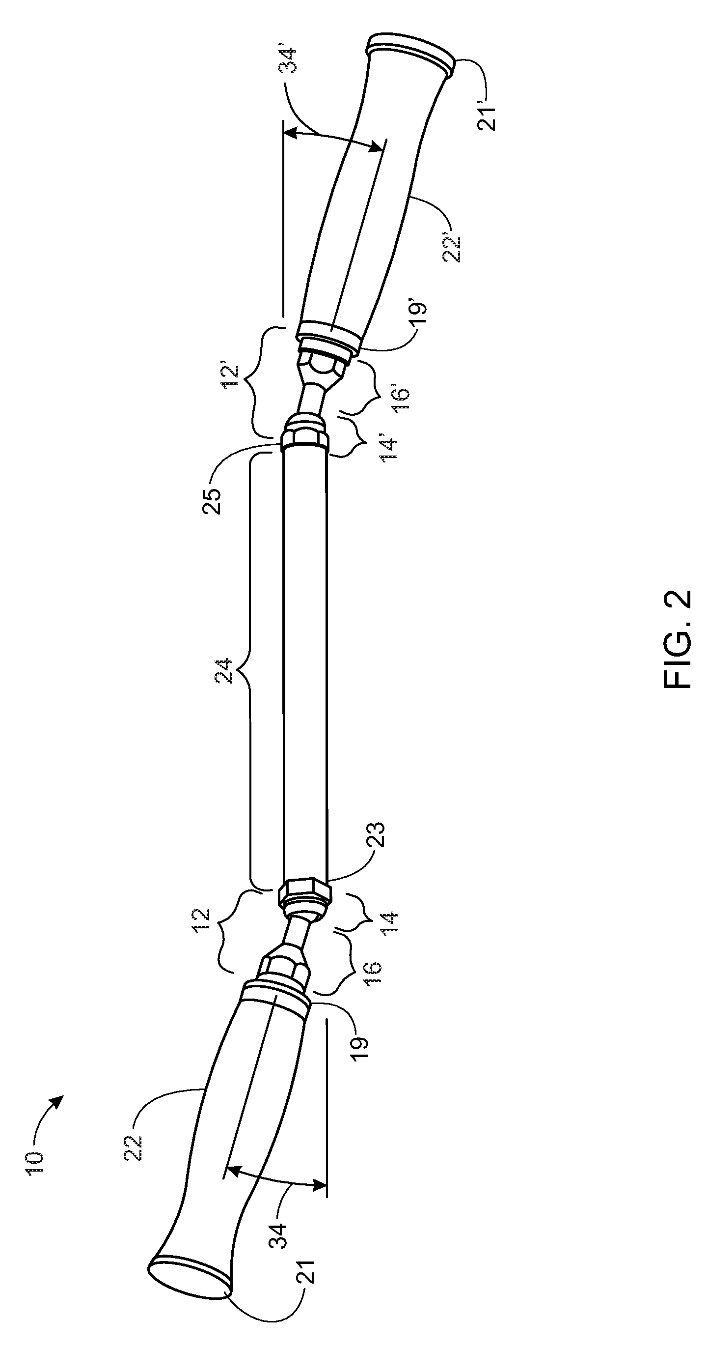 Ergonomic rotational muscle stretching device and method