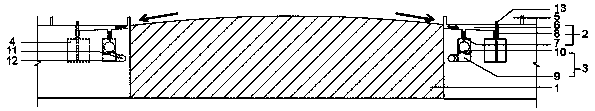 Sponge type road with functions of automatically percolating and discarding snow melting agent and collecting rainwater