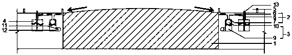 Sponge type road with functions of automatically percolating and discarding snow melting agent and collecting rainwater