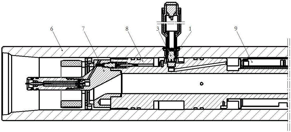 Connecting structure formed by data stick, drill collar and internal pup joint and logging while drilling instrument