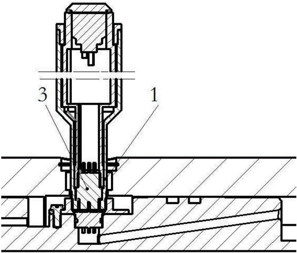 Connecting structure formed by data stick, drill collar and internal pup joint and logging while drilling instrument