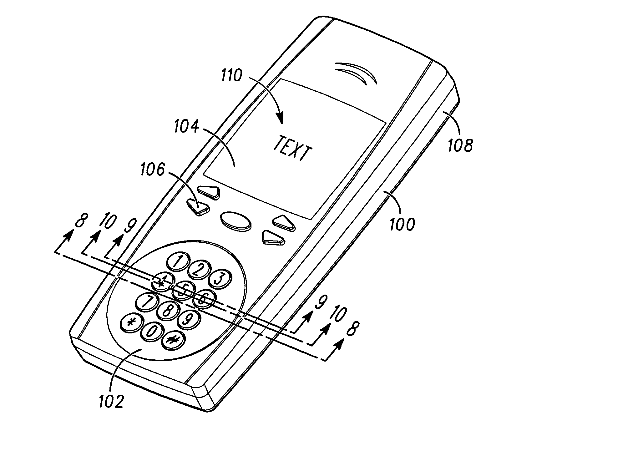 Electronic device with rotatable keypad and display