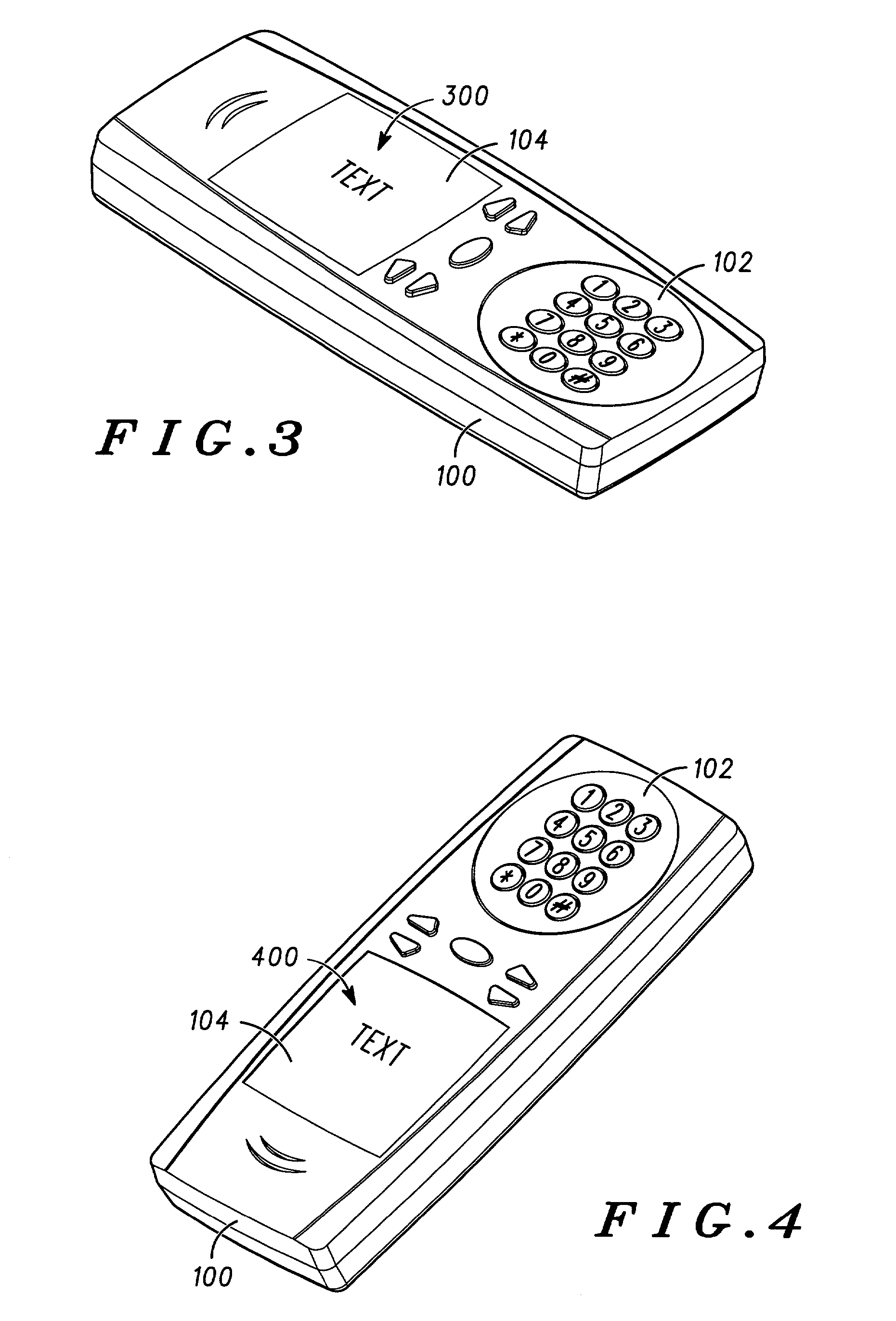 Electronic device with rotatable keypad and display