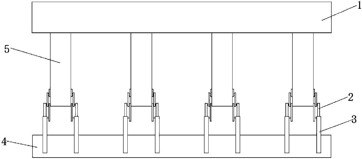 Reinforcing steel bar hanger for crane