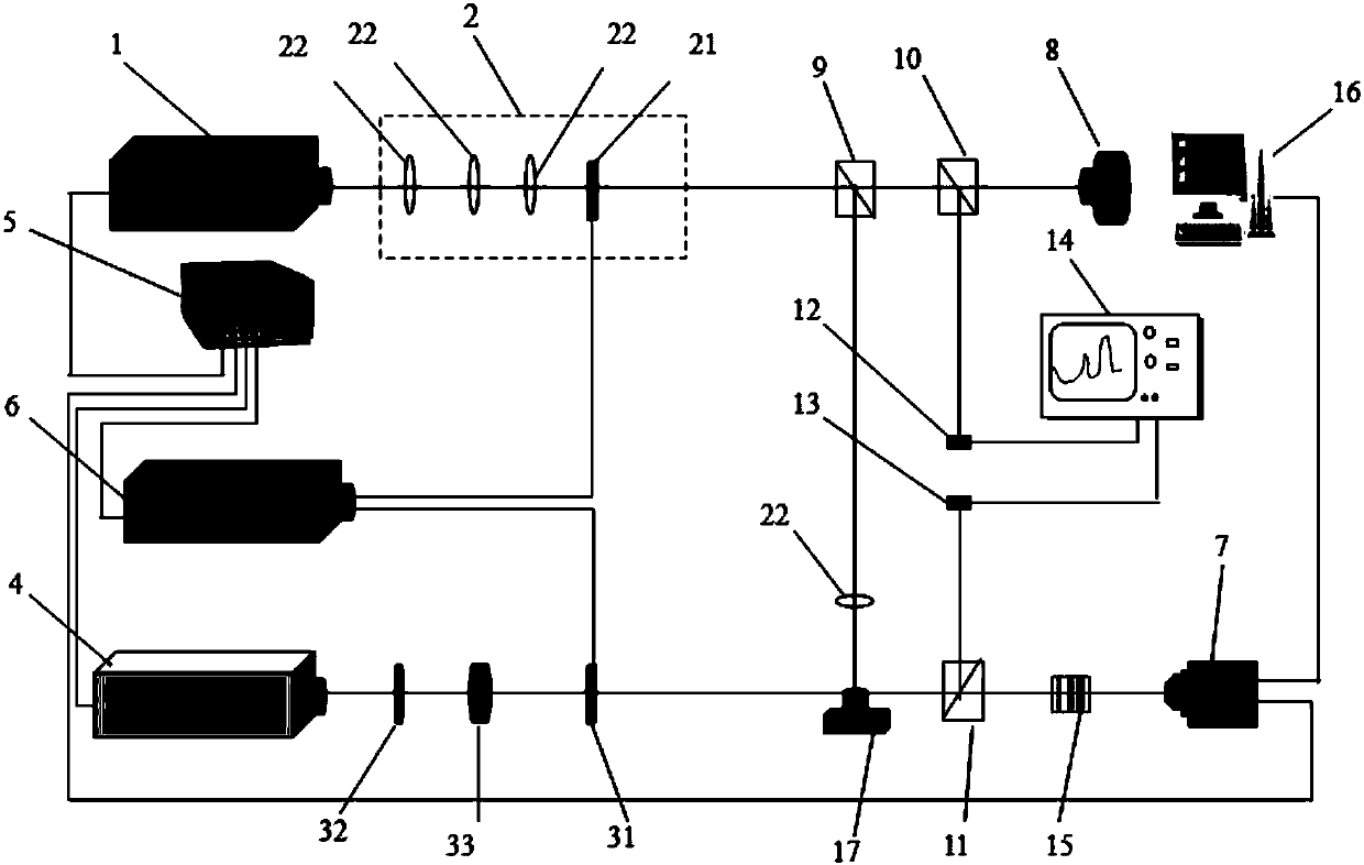 System and method for recording dynamic change of laser ablated matter at nanosecond time resolution