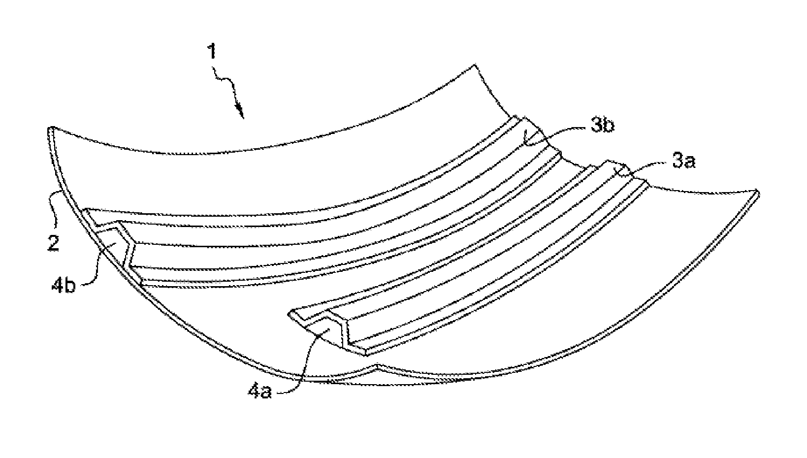 Method of producing stiffened panels made of a composite and panels thus produced