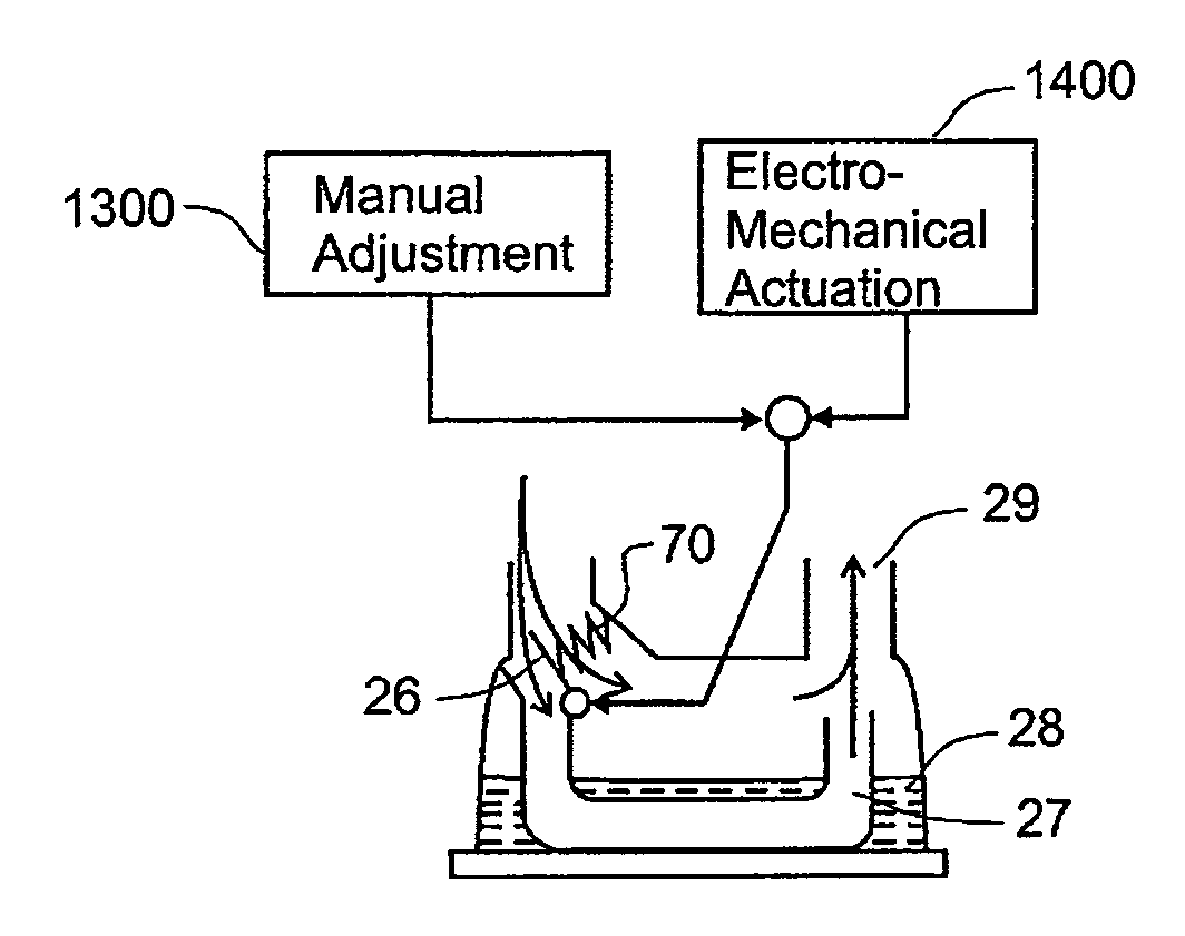 Humidifier with parallel gas flow paths