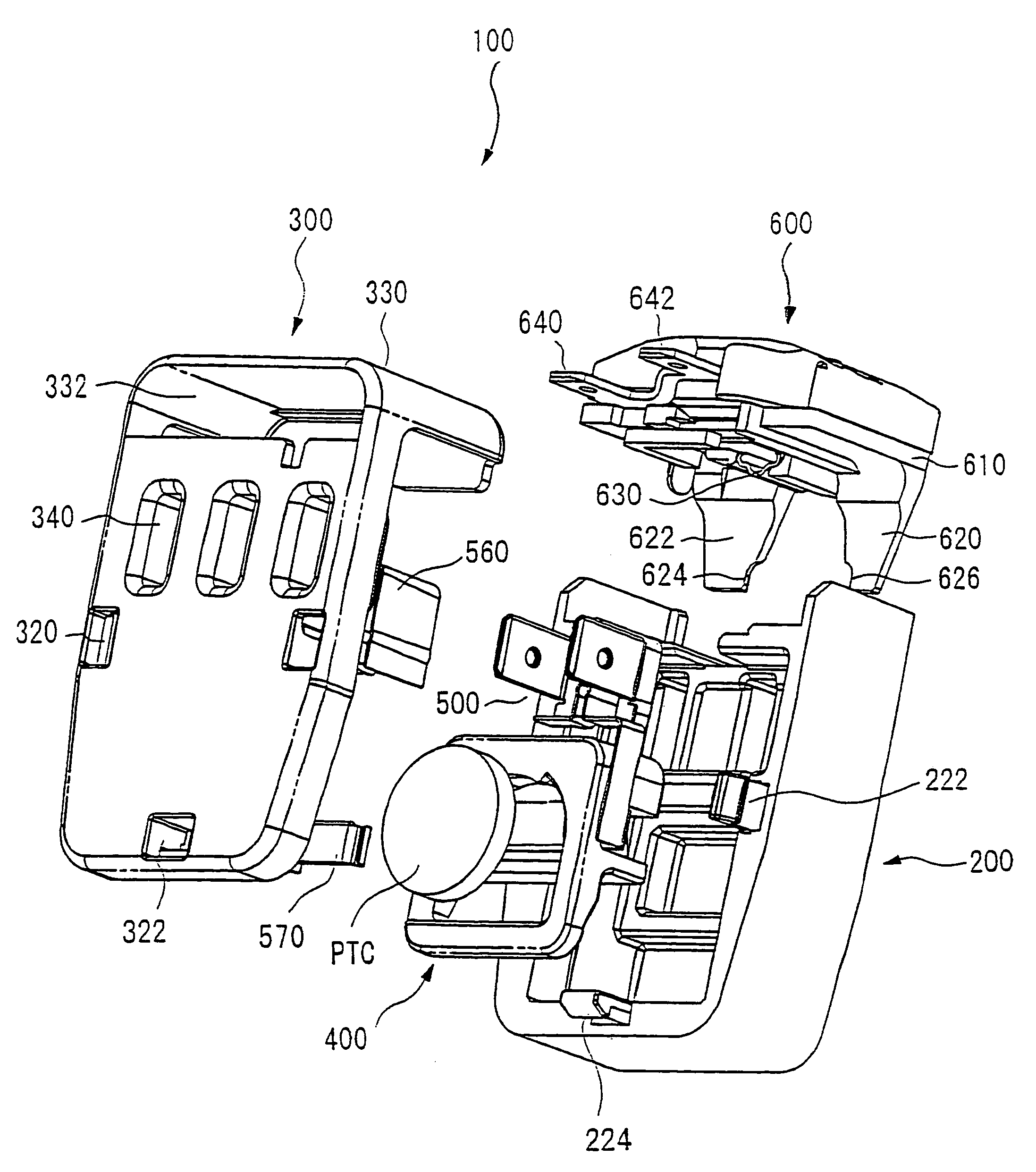 Motor start relay and an electric compressor using same