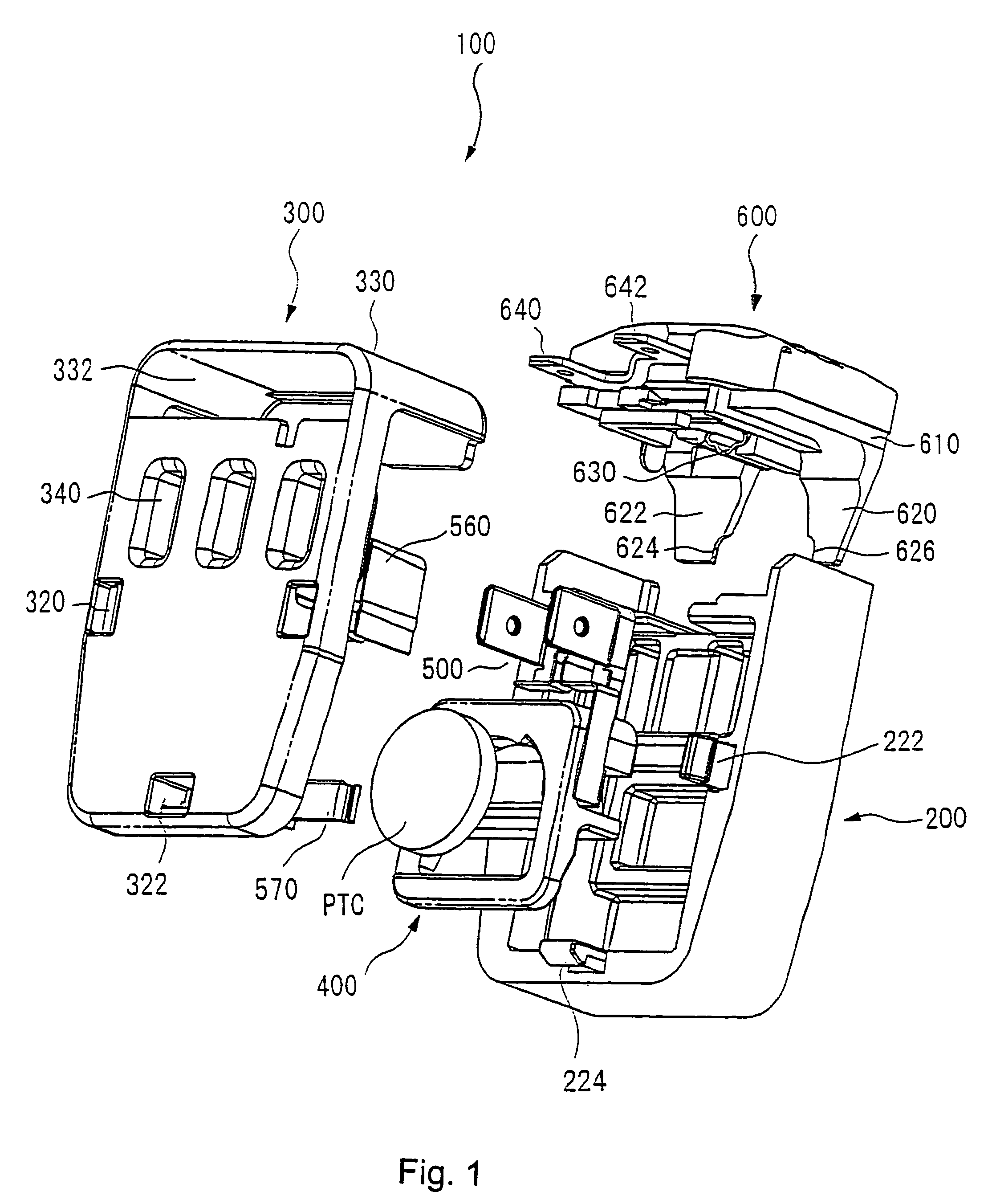 Motor start relay and an electric compressor using same