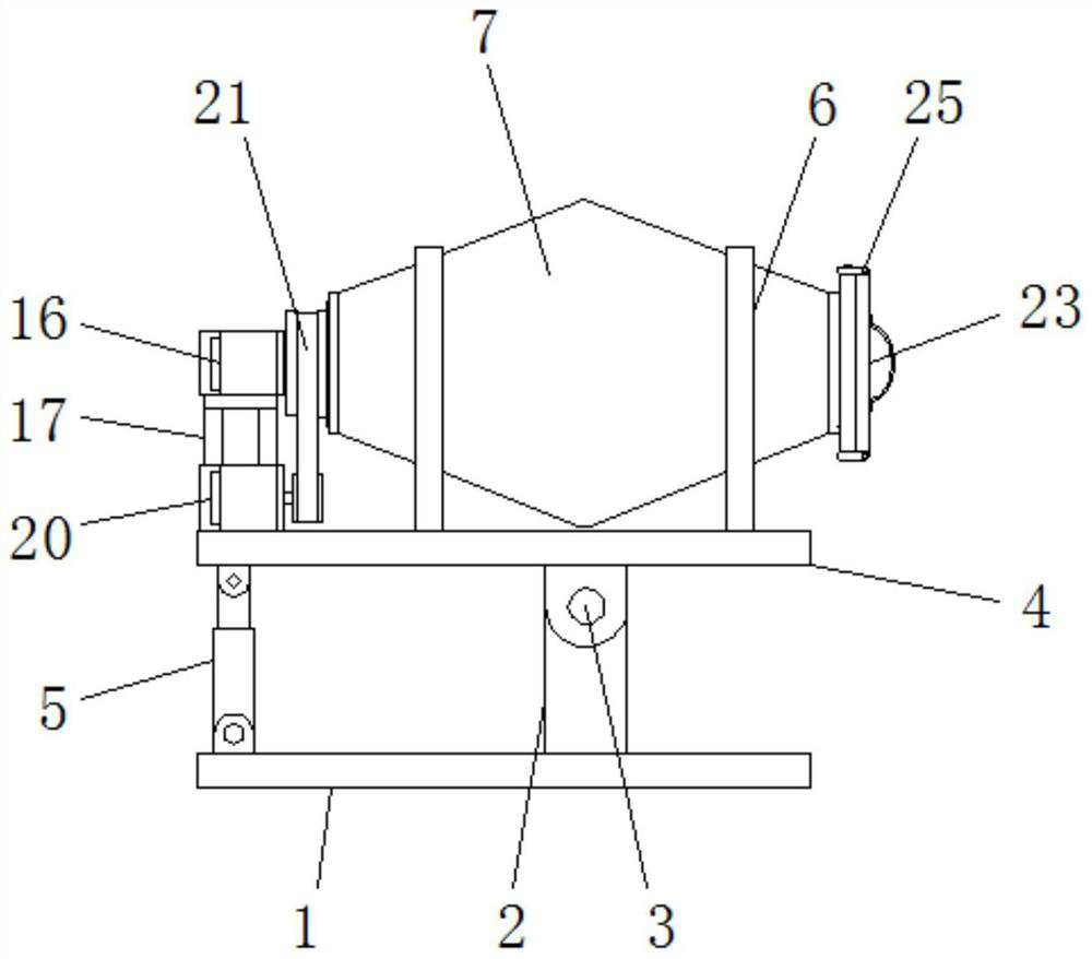 A movable stir-frying melon seed machine that stirs and heats evenly