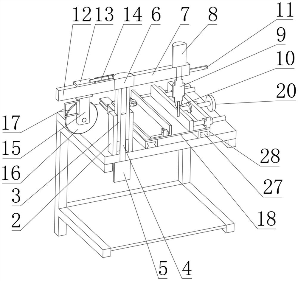 Machine tool for producing parts of flat seaming machine