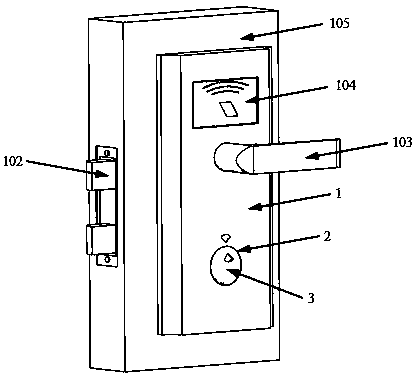 Lock hole protecting cover device for electronic door lock