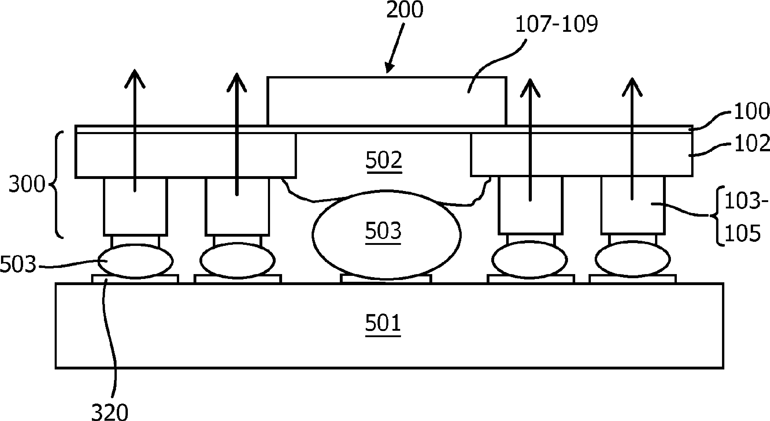 Optically pumped vertical external-cavity surface-emitting laser device