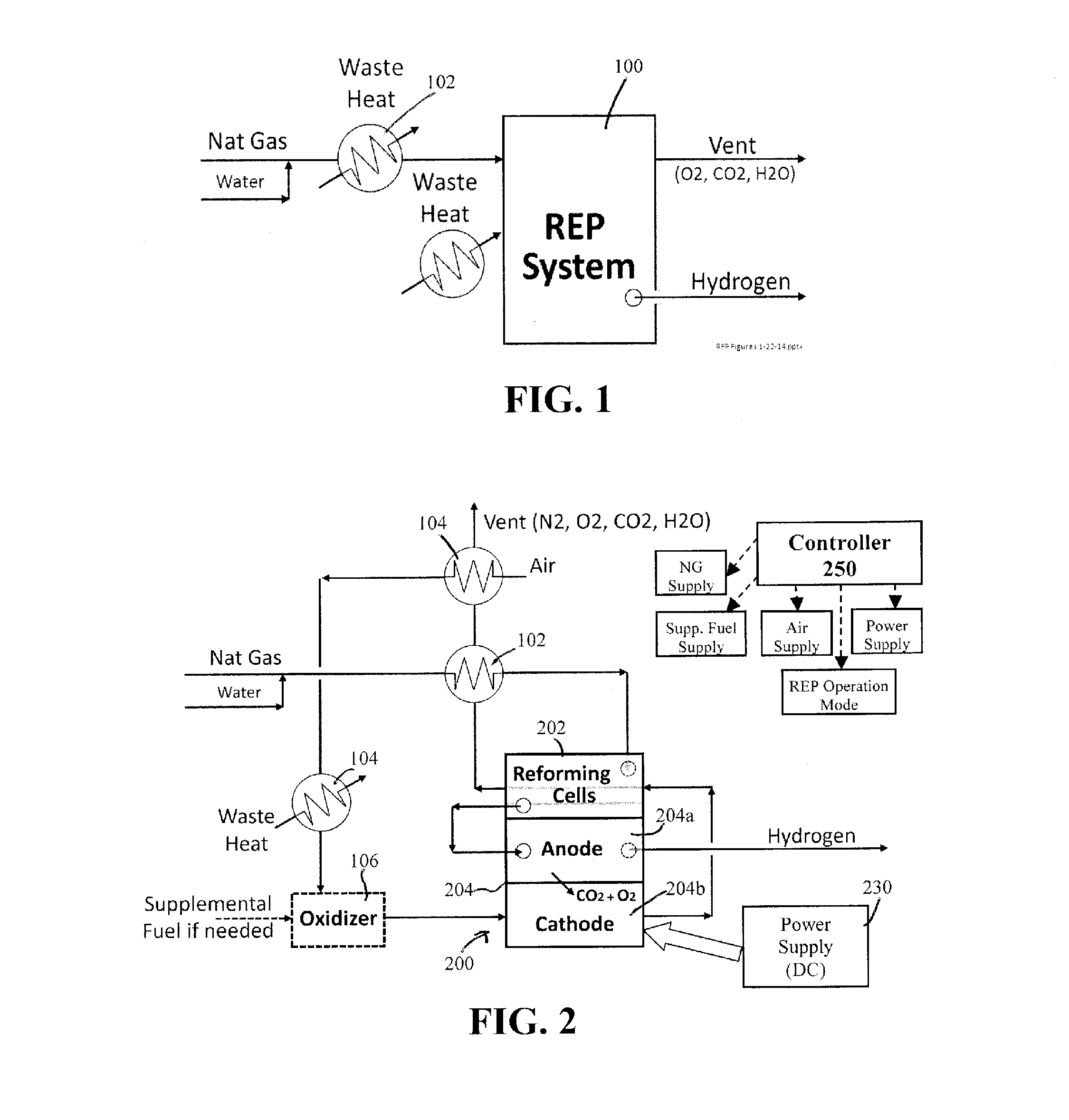 Reformer-electrolyzer-purifier (REP) assembly for hydrogen production, systems incorporating same and method of producing hydrogen