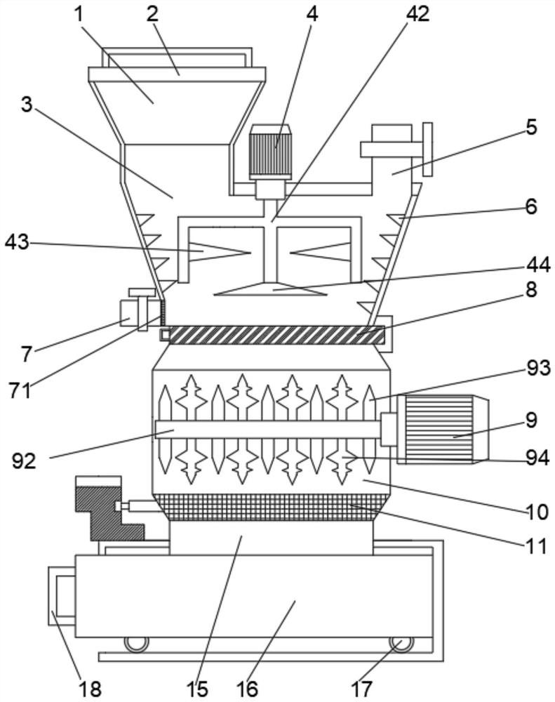 Novel engineering plastic crusher