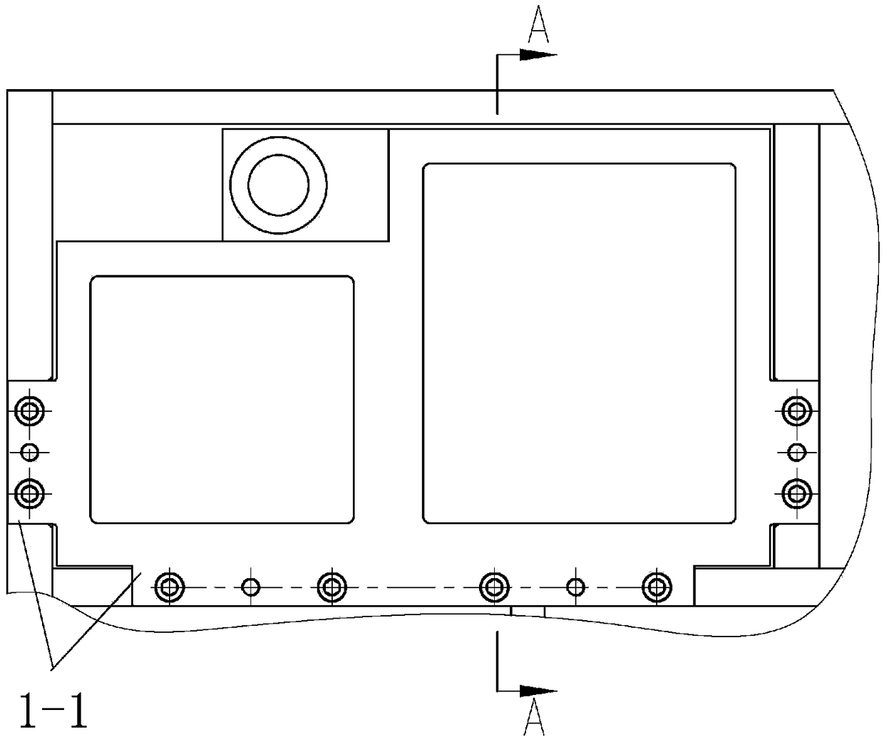 Fixing method for electric cabinet of coal mining machine and fixing structure for electric cabinet of coal mining machine