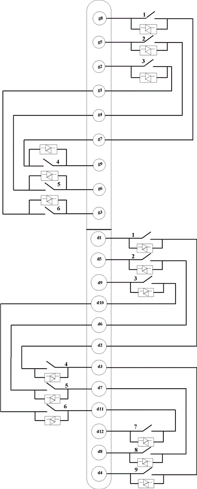 Arcless on-load volume regulation and voltage regulation distribution transformer