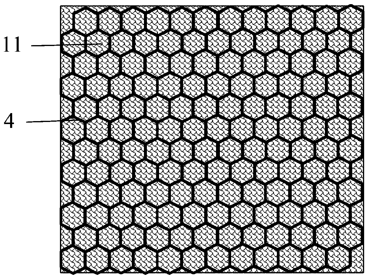 A honeycomb floor system for a high and low temperature environment chamber