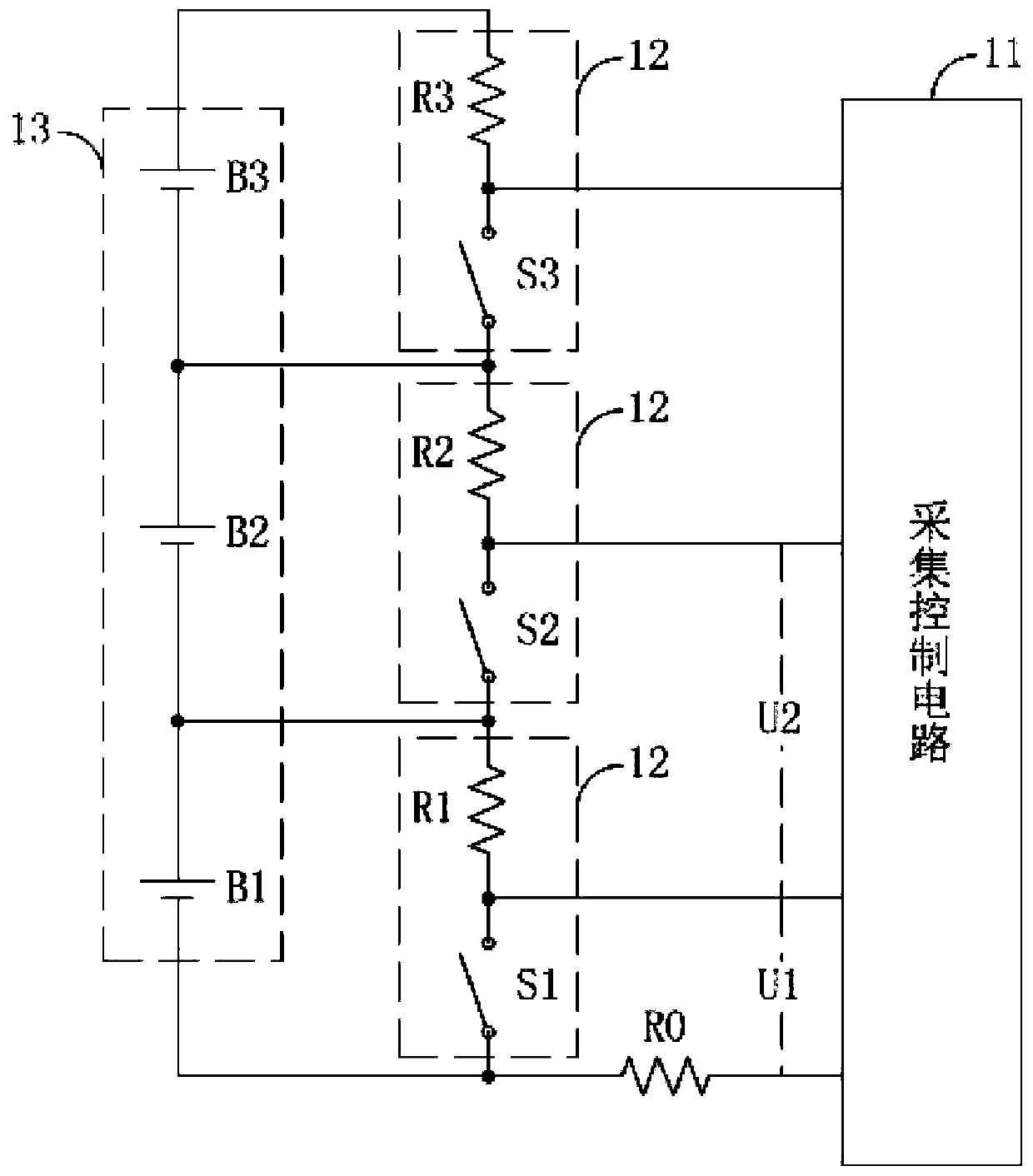 A passive equalization circuit and method for a battery management system