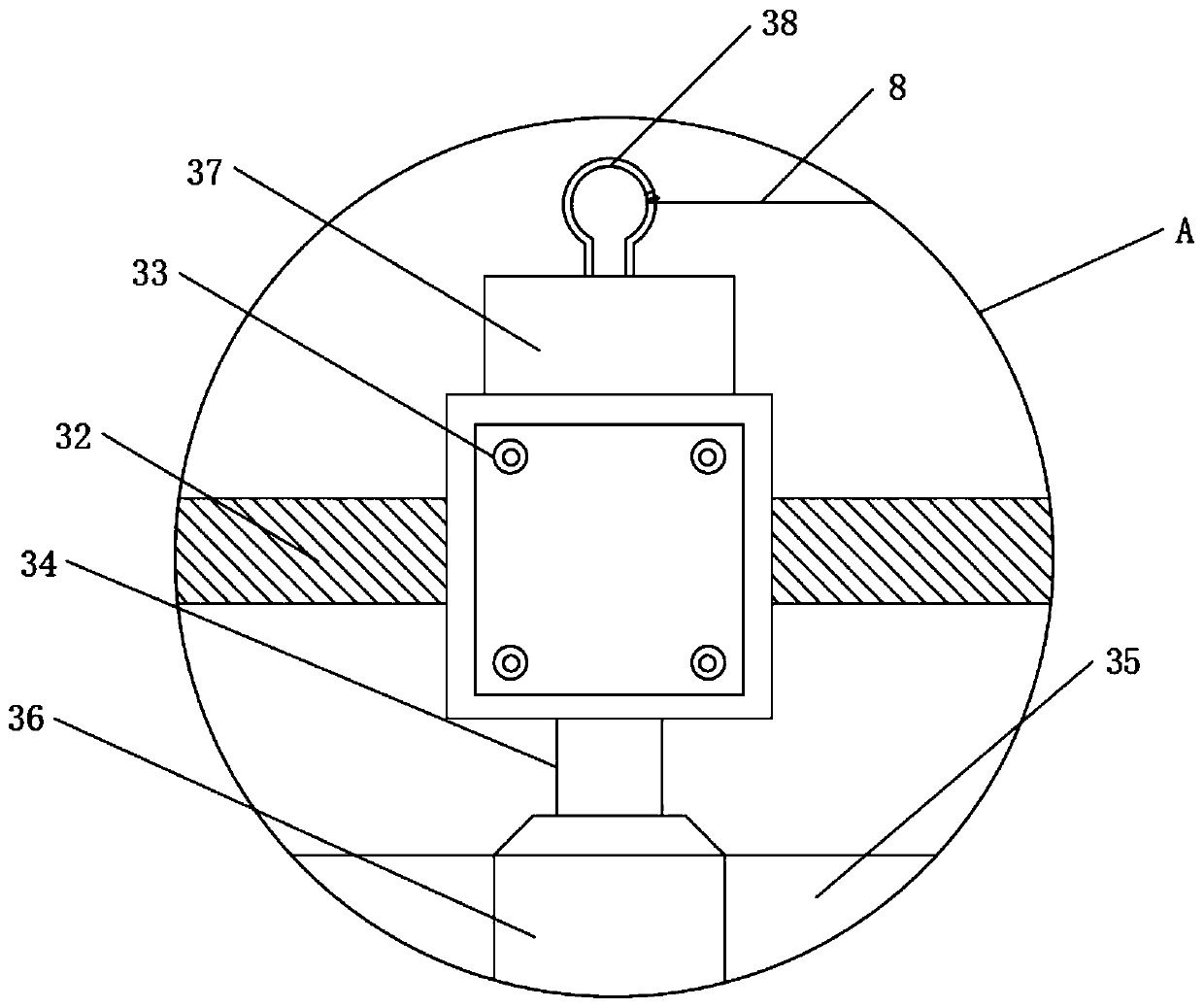 Carving device for porcelain production