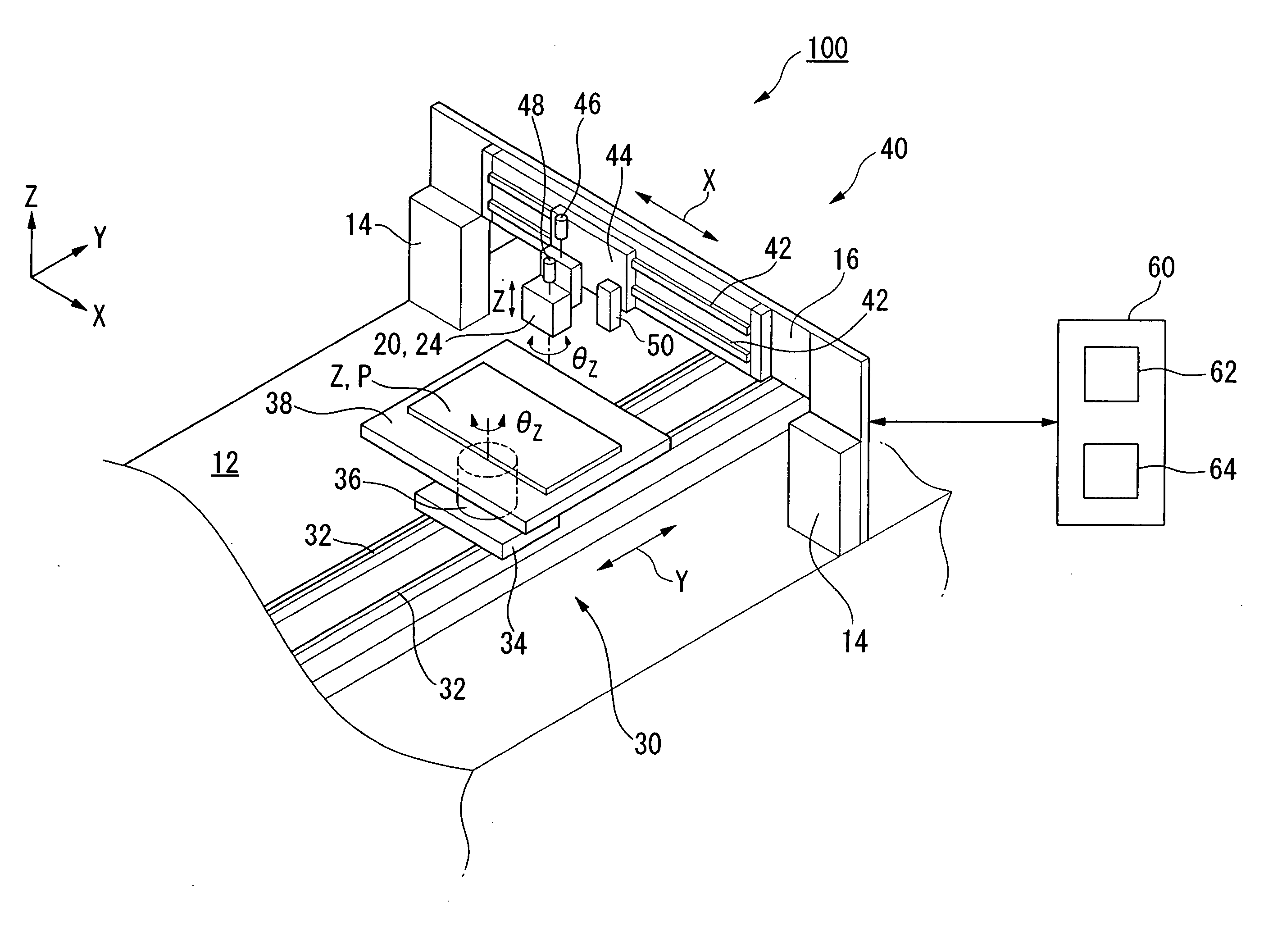 Method and apparatus for forming a pattern, device and electronic apparatus