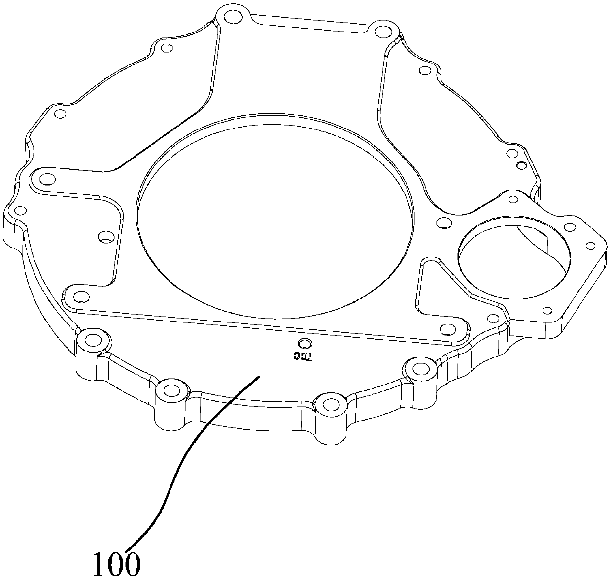 Engine transition connecting plate positioning tool