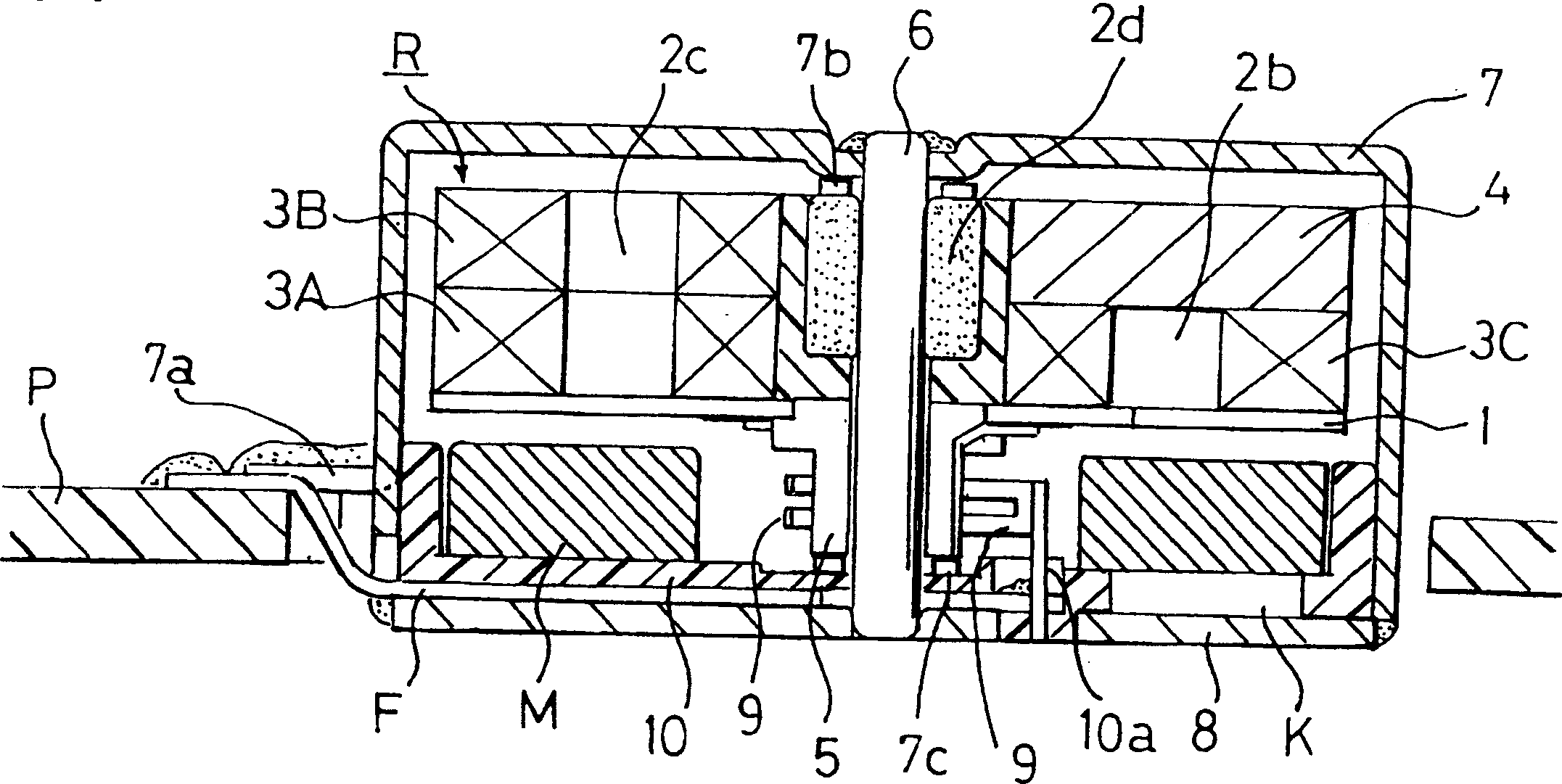 Eccentric rotator and flat type motor having same