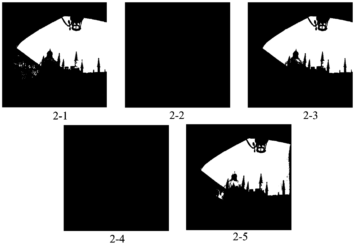 Ghosting reflection removal method based on image gradient sparsity