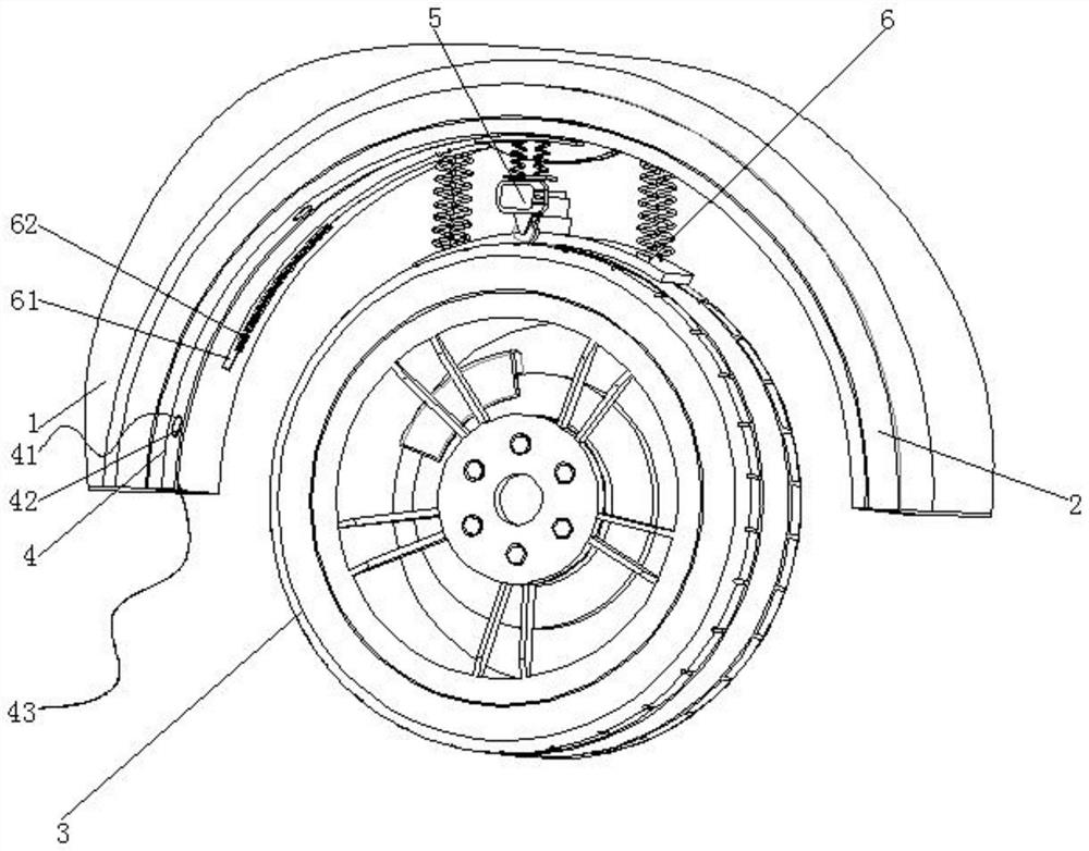 Second-hand car suspension and wheel wear degree rapid detection device