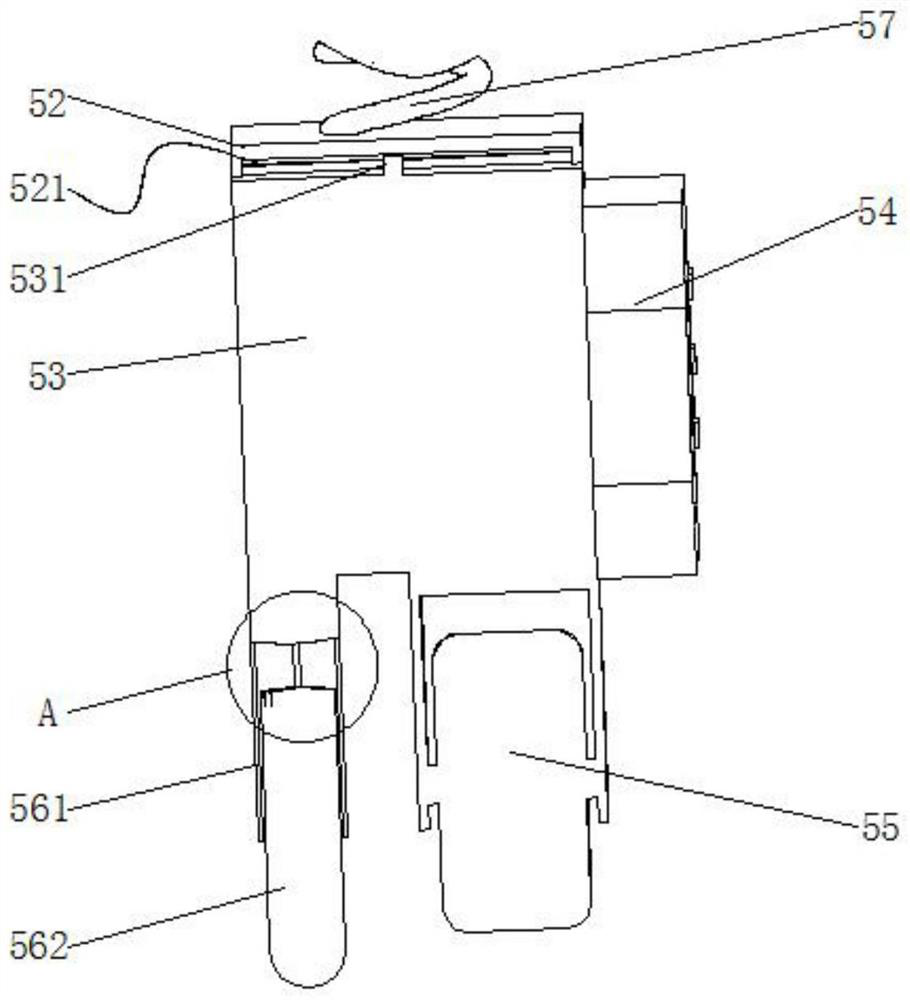 Second-hand car suspension and wheel wear degree rapid detection device