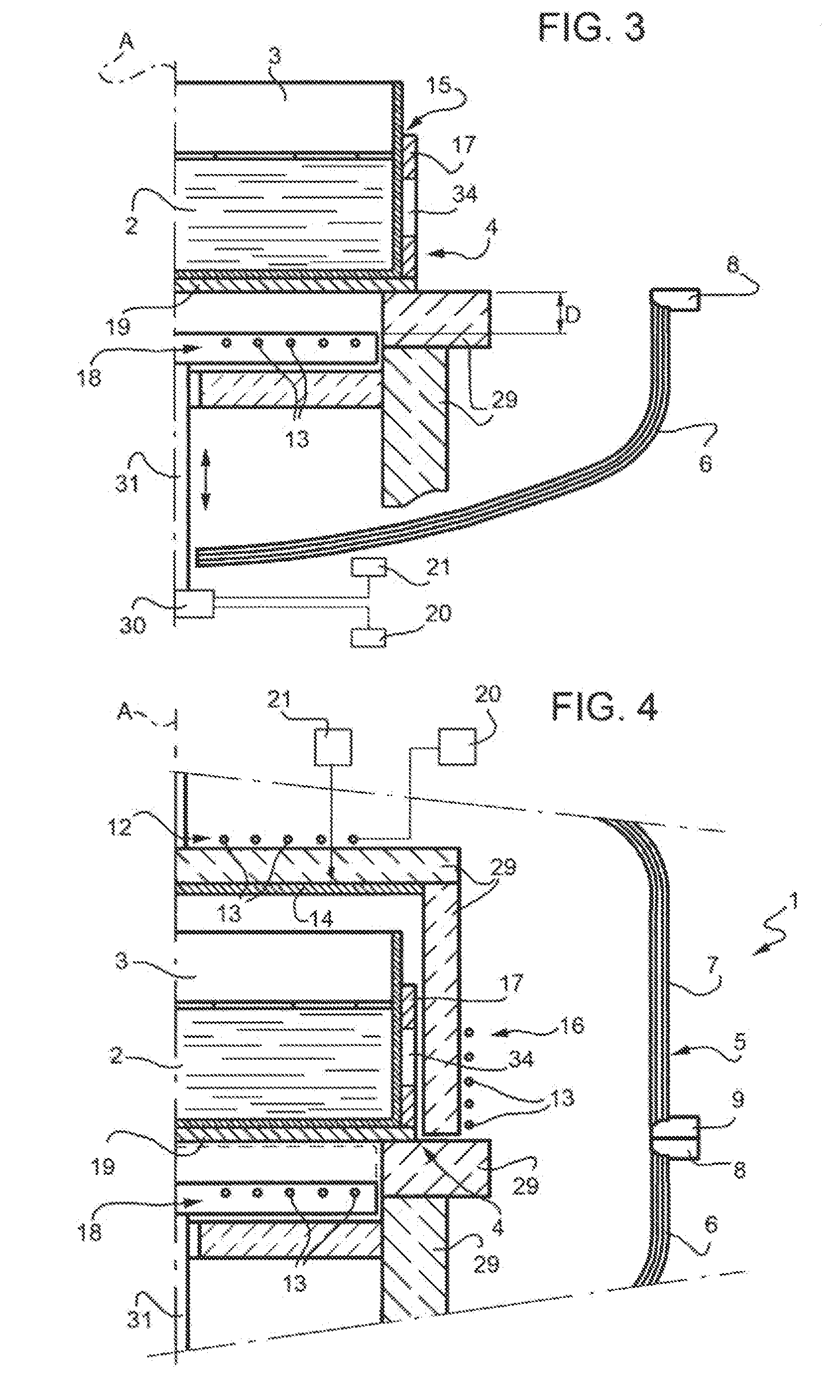 Method and device for obtaining a multicrystalline semiconductor material, in particular silicon