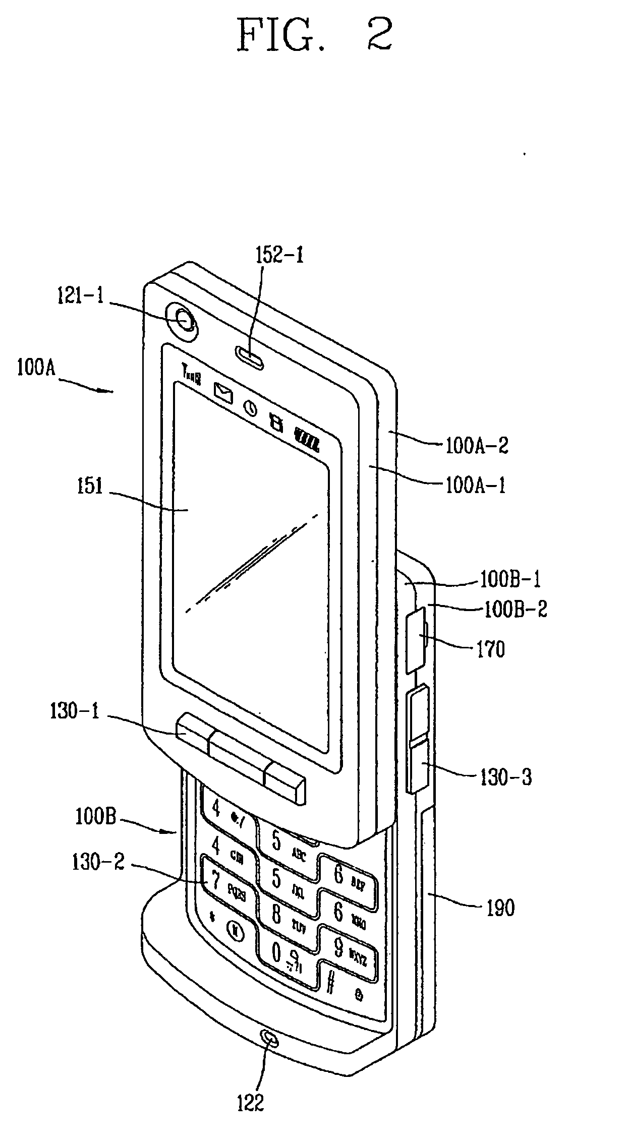 Mobile terminal and touch recognition method therefor